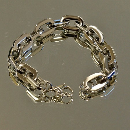 Oblong Double Link Bracelet